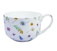 25oz Bone China Coffee Mugs with Handles, Microwave Safe for Soup & Cereal