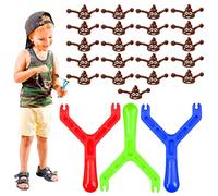 25P Smiley Poop Slingshot Toy Set, 3 Catapult Poo Slingshot & 21 Poo Emoji Squishy Mochi Bullets,Mini Slingshot Flying Poop,Funny Poo Slingshot Toy for Xmas Stocking Filler,Jokes Gags Fidget Toy Gifts