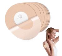 25Pack Beige Sensor Covers for Freestyle Libre 2 Plus Sensor Cover for Libre 1/2/3 Without Hole,14 Days Adhesive Covers,Waterproof Patches for Lingo Biosensor,for Sports,Sleep,Swimming