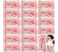 25Pack Luxury Individually Wrapped Disposable Makeup Remover Wet Wipe Face Cleansing Wipes; Multipurpose Skin Friendly Hands and Face Wipes; Travel Wet Wipes for Outdoors, Office, School, Daily Use