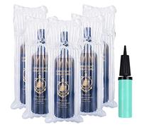 25packs Wine Bottle Protector Bag for Travel - Inflatable Bubble Cushion Wine Sleeves with Air Pump, Jarler Wine Bags Safety Shipping 16 * 9.4‘, wine box for moving Airplane, Air Column Protective