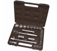 25PC 1/2" DRIVE MM METRIC SOCKET RATCHET SET