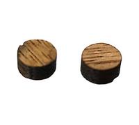 25pc. 1/4" Hardwood Fret Marker Inlay Dots - Choose from 4 different wood types (Walnut)