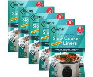 25pc Slow Cooker Liners 6.5L Universal Size Crock Pot Easy Clean Covers 200ºC