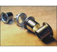 25pcs. 1/4" Nickel Press-Fit Tuner Bushings/Ferrules
