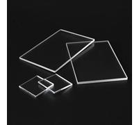 25pcs 10 * 10 * 1mm JGS2 Clear quartz substrate transparent quartz glass plate