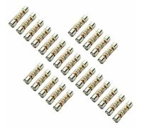 25Pcs 13AMP Domestic Fuses, Reliable Cartridge Fuses Holders, Top Protection 240V Household Mains 6.3mm Ceramic Tube Cartridge Fuse Plug for Electrical Safety (25 Pcs)