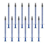 25Pcs 1ml Colostrum Syringes With Caps, for Refilling, Measuring Liquids, Scientific Labs, Plant Watering, Pet Feeding (No Needle)