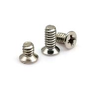 25pcs 2.5 3.5 Inch Hard Drive HDD Caddy Mount Screws Countersunk Head Bolt For Computer PC Case(Silver,M3x6mm)