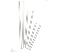 25pcs 300mm x 4mm - Thick 2mm Flat Clear sticks for cake toppers cake pops or lollipops - Acrylic Plexiglass Sticks Transparent Clear, Strong and not bendy with length of 4“,6“ or 8“ (25, 11.75in)