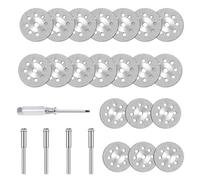 25Pcs 545 Diamond Cutting Discs with 3mm Mandrel, Suitable for Dremel Rotary Tool, Rotary Tool Accessories Can Cut Stone, Glass, Metal, etc., Reliable Quality