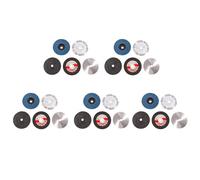 25Pcs 75mm Cutting Disc for 10mm Bore Angle Grinder Metal Circular Saw Blade Flat Flap Grinding Wheel Sanding Pads Tool