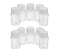 25pcs 80ml Plastic Sample Storage Bottle with Screw Caps | Wide-mouth Design, Leak Resistant Carry Bottle, for Medicines and Spice Samples, Office Field Use