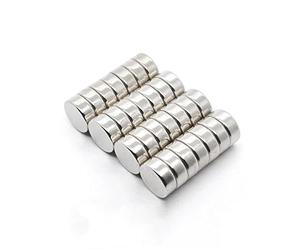 25Pcs 8x3mm Magnet Powerful Magnetic Small Round Rare Earth Magnets for White Board, Fridge, Pin Board and DIY Picture