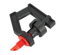 25pcs ABS Plastic G Type Rotating Sprinkler Nozzles for Even Atomizing Water Mist Irrigation in Shrubs Flowers and Lawns