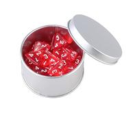 25Pcs Acrylic 4-Sided Number Clear Dices Role Playing Game Dices Polyhedral Dices For Table Game Player Easy To Use