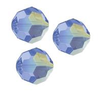 25pcs Adabele Austrian 6mm Faceted Round Crystal Beads Light Sapphire Blue AB Compatible with 5000 Swarovski Crystals Preciosa SSU-614
