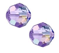 25pcs Adabele Austrian 6mm Faceted Round Crystal Beads Tanzanite AB Compatible with 5000 Swarovski Crystals Preciosa SSU-626