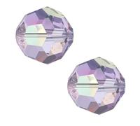 25pcs Adabele Austrian 8mm Faceted Round Crystal Beads Violet AB Compatible with 5000 Swarovski Crystals Preciosa SSU-804