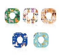 25pcs Adhesive Patches for Dexcom G7, Waterproof & Breathable Non-Woven Fabric Cgm Senor Stickers Overpatch Cover Compatible with Dexcom Accessories (Dog Pattern)