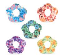 25pcs Adhesive Patches for Dexcom G7, Waterproof Over Patch with Hole Sensor Covers Blood Sugar Monitor Patch Flower Adhesive Tape Sticker Compatible with Dexcom G7 (5 Styles)