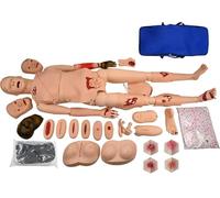 25PCS Advanced Burn Model, Trauma Evaluation Set Burn/Wound Module, Evaluate Module Wearable Burn Trauma Surgical Stop Bleeding Bandage Wound Mannequin