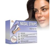 25pcs Anti-Snoring Nasal Strips (Small Size) - Relieve Nose Congestion Due to Colds & Allergies - Improves Airflow - Snoring Solution for Women & Men - by Mobi Lock