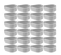 25pcs Aquarium Plant Fixing Ring Metal Holder for Underwater Plants | Corrosion Resistant Silver Design, Quick Setup for Planted Tanks, Beginner Friendly Upkeep, Clean Minimal Look