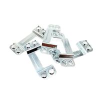25pcs Art Work Picture Photo Frame Back Board No Need Screw Barbed Press Self Fixing Attach Sawtooth Saw Tooth Hook Hanger for Home Decoration(C 15x42mm)
