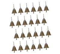 25pcs Bells Sturdy Bell Holiday Accessories Pendants Tree Crafts Creative Xmas Ornaments Decors Hanging Christmas Small DIY Craft Copper Decorative Bronze Jingle for