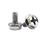 25pcs Black Silver 6#-32x5/6/8mm Computer PC Case Power Supply Hard Drive Motherboard Video Card Mount Fix Repair Screw(Silver,6-32x5mm)