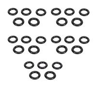 25pcs Bobbin Winder Rubber Tire Ring, Flexible Elastic Replacement, Black - Durable Rubber Material, Easy Installation, Ideal for Sewing and Craft Repair
