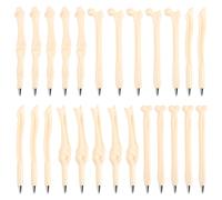 25PCS Bone Design Ballpoint Pens with Black Ink for Artist, Doctor, Nurse , School, Office, Party