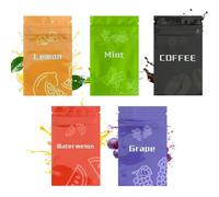 25Pcs Breathing Necklace Flavoured Filters Flavoured Air Inhaler Filter Packs Coffee Watermelon Grapes Lemon Mint Flavors for Men and Women