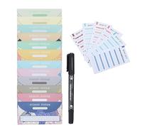 25Pcs Budget Sheet Budget Envelope and Double Ended Marker Set Planner Accessories for Binder Notebook Budgeting Envelopes Set