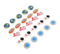 25pcs Cartoon Rabbit and Astronaut Resin Charms for DIY Hair Accessories, Flatback Mini Charms Set for Craft Making and Kawaii Nail Art in Uk