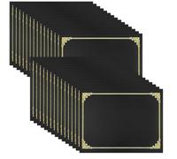 25pcs Certificate Folders Certificate Holders Certificate Paper Professional Certificate Sleeves Honor Award Certificates Cover Graduation Diploma Covers Holders Diploma Folder for Letter 8.5”x 11”