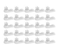 25pcs Concrete Wall Hooks, Invisible Nail Hangers No Damage Wall Picture Hangers Drywall Picture Hooks Non Trace Hanging Hooks Photo Frame Hangers (3cm, White)