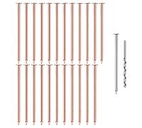 25Pcs Coppers Nails Tree Stump Killers Stump Removal Spikes with 1 Steels Nails 1 Drills Bit for Slating Roofing Copper