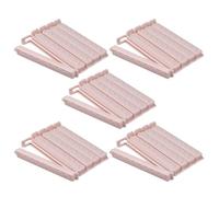 25pcs Creative Mini Food Bag Clips Plastic Sealing Clamps for Storage | PP Construction, Pink Finish, Suitable for Cereal and Coffee Bags, Pantry Use, Easy to Carry