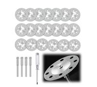 25Pcs Cutting Discs Compatible for Dremel, Metal Cutting Discs Set 22cm Diamond Cutting Wheels for Rotary Tool, Ideal for Cutting Glass, Stone, Jade, Brick and Marble