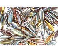 25pcs Czech Dagger Beads 16mm x 5mm Luster Pink Crystal Unique Beading Supplies for Craft Jewellery Making Czech Republic