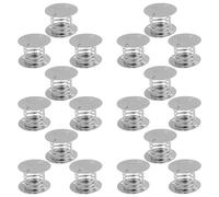 25pcs Dancing Doll Base Metal Spring Double Sided Wobble Silver | Wide Flat Design with Reflective Motion, Compact Footprint for Model Makers and Crafters, for Home and ’ Stem Activities