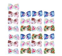 25pcs Dog Puppy Hair Bows Pet Cat Knotted Small Bowknot Grooming Accessories for Terrier, Shih Tzu
