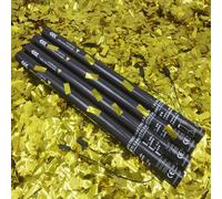25pcs Electric Confetti Cannon 80cm White, Confetti Cannons Biodegradable, Party Poppers Confetti Cannon, for Parties & Events. GoldSequins