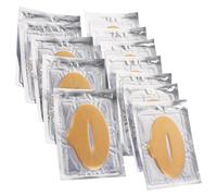 25pcs Exfoliating Lip Mask Moisturizing Gel Pads | Plant Fibre Formula, Golden Finish, Hydrating and Firming Support, for Girlfriend and Mother Use