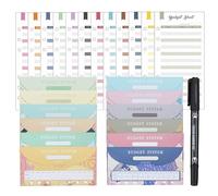 25Pcs Expense Planner Budget Sheets Budget Envelope and Double Ended Marker Set for Budgeting Money Saving Planner Budgeting Envelopes Set