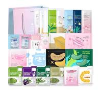 25PCS Face Mask Skincare Set, Pamper Gifts for Women, Includes Mud, Sleeping, Eye & Lip Masks, Face Creams, Hydrating Beauty Hamper, Care Package Birthday Gift for Her, Teenage Girls,Mum