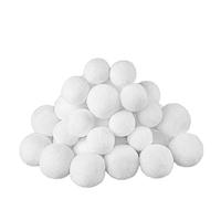 25pcs Fake Snowballs Plush Realistic Artificial Snowballs,7cm Xmax Tree Decorations Fake Snow Balls for Kids Indoor Snowballs Fight Game,Soft Plush Snowballs for Children Adult Snowball Throw Games