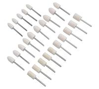 25Pcs Felt Polishing Wheel, Wool Buffing Grinding Bits Grinder Head Rotary Tool Drill Attachment for Molds, Glass, Equipment, Metal